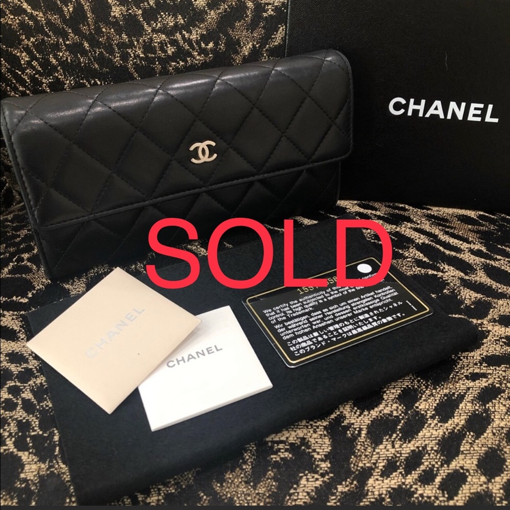 SOLD Chanel Continental Trifold Wallet